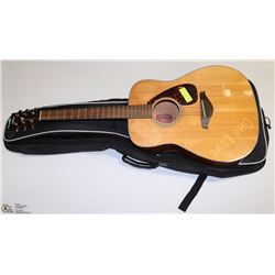 ACOUSTIC YAMAHA FG7005 BLONDE GUITAR WITH SOFT