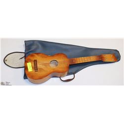 UKULELE WITH SOFT CASE.