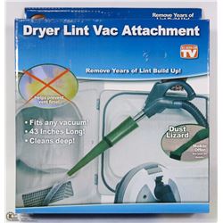 NEW DRYER LINT VAC ATTACHMENT