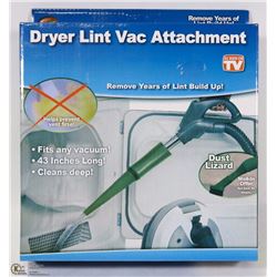 NEW DRYER LINT VAC ATTACHMENT