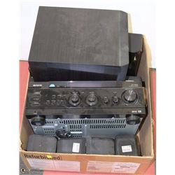 AIWA RECEIVER SYSTEM WITH SPEAKERS