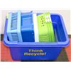 Image 1 : LOT OF BINS & ORGANIZERS - 13 IN TOTAL.