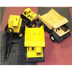 3 METAL TONKA TRUCKS