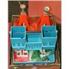 Image 1 : FLAT W/ 2 JACK STANDS AND TOOL BOX.