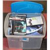 Image 1 : TOTE OF ASSORTED DVDS.