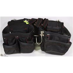 NEW COMFORT MESH DUAL TOOL POUCH BELT