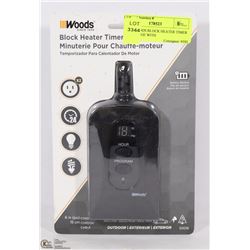 NEW WOODS BLOCK HEATER TIMER IN PACKAGE WITH