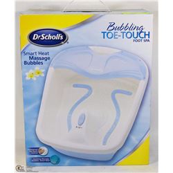 DR. SCHOLLS SMART HEAT TOE TOUCH FOOT SPA.