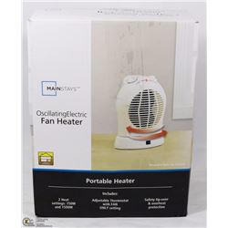 MAINSTAYS OSCILLATING ELECTRIC FAN HEATER
