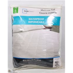 MAINSTAYS WATERPROOF QUEEN MATTRESS PAD
