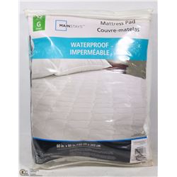 MAINSTAYS WATERPROOF QUEEN MATTRESS PAD