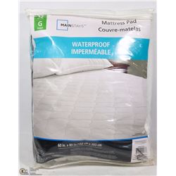 MAINSTAYS WATERPROOF QUEEN MATTRESS PAD