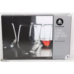 HOMESTAYS 8-PIECE WINE GLASS SET
