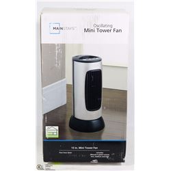 MAINSTAYS 13" OSCILLATING TOWER FAN