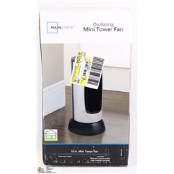 MAINSTAYS 13" OSCILLATING TOWER FAN