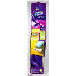 SWIFFER WET JET KIT WITH SWIFFER DUSTERS STARTER