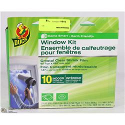 DUCK WINDOW KIT (INSULATES TEN 3' X 5' WINDOWS)