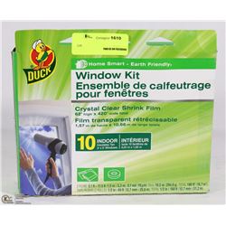 DUCK WINDOW KIT (INSULATES TEN 3' X 5' WINDOWS)