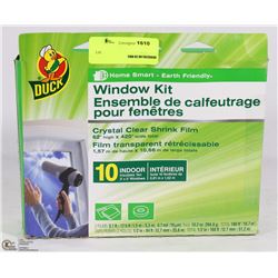 DUCK WINDOW KIT (INSULATES TEN 3' X 5' WINDOWS)