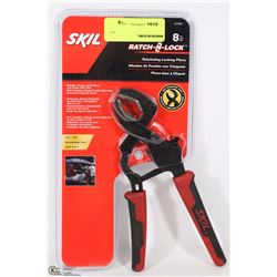 8" SKIL RATCHETING LOCKING PLIERS 3 IN 1 TOOL