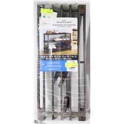 MAINSTAYS 3 TIER WOOD SHOE SELF