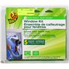 Image 1 : DUCK WINDOW KIT (INSULATES FIVE 3' X 5' WINDOWS)