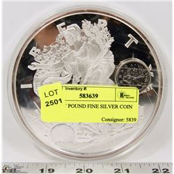 1994 ONE POUND FINE SILVER COIN