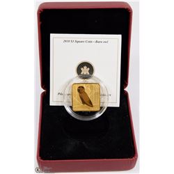 2010 SQUARE $3 COIN (OWL)