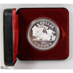 RCM CANADA SILVER DOLLAR 1981