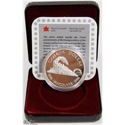 RCM $1 1986 TRAIN AND VANCOUVER