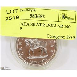 RCM CANADA SILVER DOLLAR 100 YRS RCMP