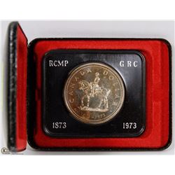 RCM 1973 RCMP SILVER DOLLAR (RED CASE)