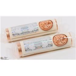 2 ROLLS CANADA'S LAST PENNIES