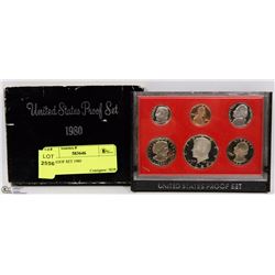 US PROOF SET 1980