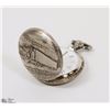 Image 1 : ANTIQUED NICKEL 'SEMI-TRUCK' POCKET WATCH