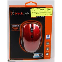 BLACKWEB WIRELESS BLUETRACE MOUSE RED