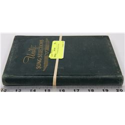 1941 UNITY SONG SELECTIONS.