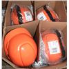 Image 1 : 15 NEW ORANGE CONSTRUCTION HARDHATS W/ LINERS