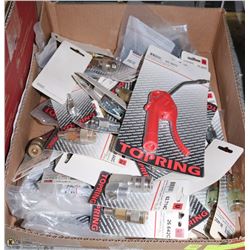 FLAT OF TOPRING PRODUCTS- COUPLERS, PLUGS, AIR GUN
