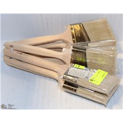 9 RUBBERSET 3" BRUSHES W/ OFFSET FINISH