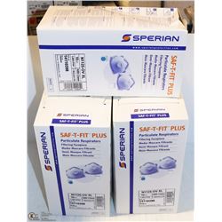 5 BOXES OF SPERIAN PARTICULATE RESPIRATORS N95
