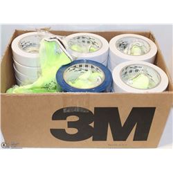 LOT OF VARIOUS 3M-TAPES W/ SIZE:9 NITRILE-COATED