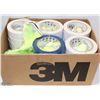 Image 1 : LOT OF VARIOUS 3M-TAPES W/ SIZE:9 NITRILE-COATED