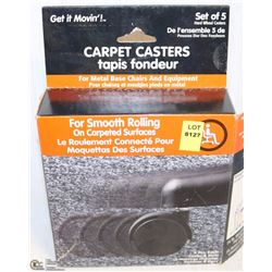 CARPET CASTOR REPLACEMENT SET