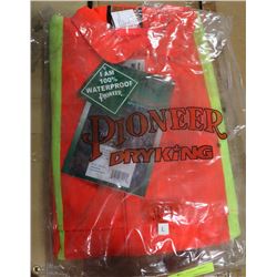 NEW LARGE PIONEER HI-VIZ WATERPROOF JACKET