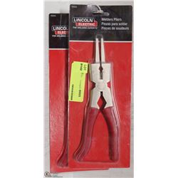 2 PAIRS OF LINCOLN ELECTRIC, WELDERS PLIERS