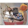Image 1 : BOX CONTAINING 1/2"-12FT STEEL CABLE + POTLIGHT