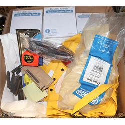 LOT OF MISC. GOODS INCLUDING NUMBER-PUNCHES,