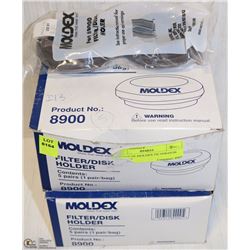 2 BOXES OF MOLDEX FILTER/DISK HOLDERS