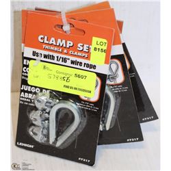 6 LEHIGH CLAMP SETS